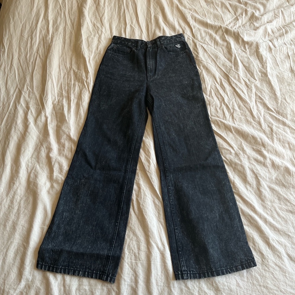 Marc Jacobs Black Acid Wash Denim